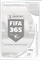 2017 Panini FIFA 365 Stickers #217 Marek Suchy Back