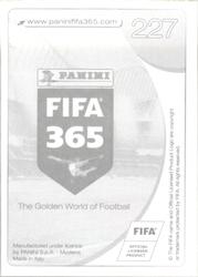 2017 Panini FIFA 365 Stickers #227 Matias Delgado Back