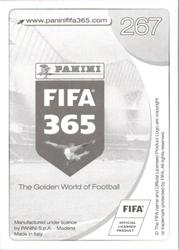 2017 Panini FIFA 365 Stickers #267 Andrea Bertolacci Back