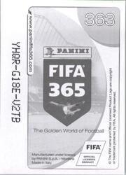 2017 Panini FIFA 365 Stickers #363 Luka Milivojevic Back