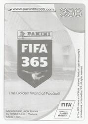 2017 Panini FIFA 365 Stickers #366 Luka Modrić Back
