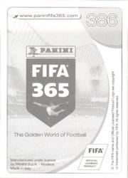 2017 Panini FIFA 365 Stickers #386 Alexandru Bourceanu Back