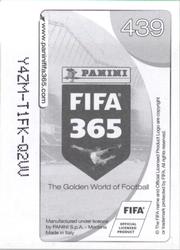 2017 Panini FIFA 365 Stickers #439 Ahmed Hegazi Back