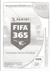 2017 Panini FIFA 365 Stickers #486 Darwin Quintero Back