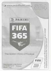 2017 Panini FIFA 365 Stickers #584 Gaston Guruceaga Back