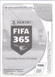 2017 Panini FIFA 365 Stickers #600 Jorge Back