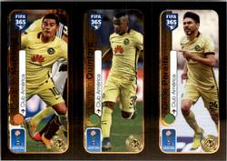 2017 Panini FIFA 365 Stickers #664 Osvaldo Martinez / Darwin Quintero / Oribe Peralta Front