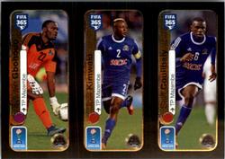 2017 Panini FIFA 365 Stickers #667 Sylvain Gbohouo / Joel Kimwaki / Salif Coulibaly Front