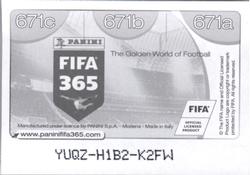 2017 Panini FIFA 365 Stickers #671 Adama Traore / Thomas Ulimwengu / Roger Assale Back
