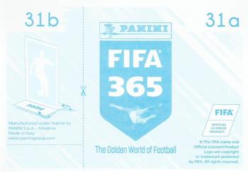 2019 Panini FIFA 365 (Blue Back) #31a / 31b Aymeric Laporte Back