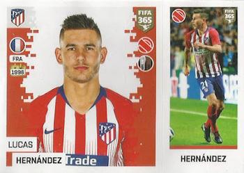 2019 Panini FIFA 365 (Blue Back) #45 Lucas Hernández Front