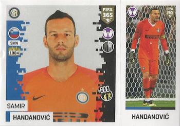 2019 Panini FIFA 365 (Blue Back) #186 Samir Handanovic Front