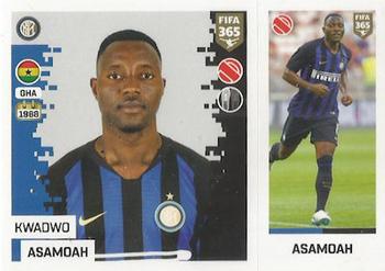 2019 Panini FIFA 365 (Blue Back) #188 Kwadwo Asamoah Front