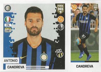 2019 Panini FIFA 365 (Blue Back) #195 Antonio Candreva Front