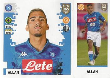 2019 Panini FIFA 365 (Blue Back) #225 Allan Front
