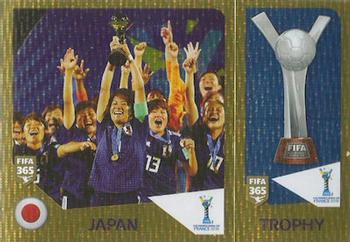 2019 Panini FIFA 365 (Blue Back) #423 Japan Trophy U-20 Women's world cup Front