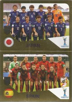 2019 Panini FIFA 365 (Blue Back) #425 Japan / Spain U-20 Women's world cup Front