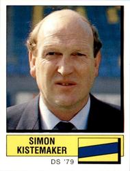 1987-88 Panini Voetbal 88 Stickers #80 Simon Kistemaker Front