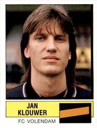 1987-88 Panini Voetbal 88 Stickers #279 Jan Klouwer Front