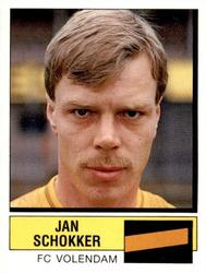 1987-88 Panini Voetbal 88 Stickers #282 Jan Schokker Front