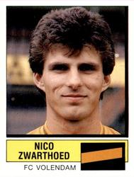 1987-88 Panini Voetbal 88 Stickers #285 Nico Zwarthoed Front