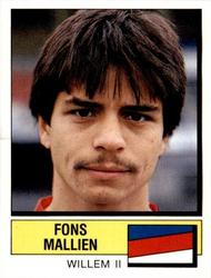 1987-88 Panini Voetbal 88 Stickers #319 Fons Mallien Front