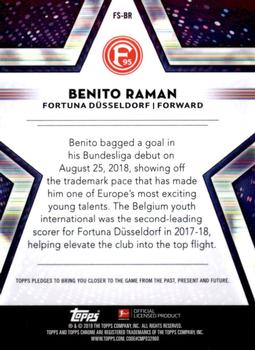 2018-19 Topps Chrome Bundesliga - Future Stars #FS-BR Benito Raman Back