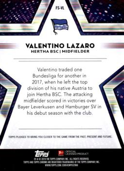 2018-19 Topps Chrome Bundesliga - Future Stars #FS-VL Valentino Lazaro Back