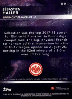 2018-19 Topps Chrome Bundesliga - Superstar Sensations #SS-SH Sébastien Haller Back