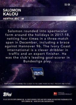 2018-19 Topps Chrome Bundesliga - Superstar Sensations #SS-SK Salomon Kalou Back