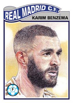 2019 Topps Living UEFA Champions League #75 Karim Benzema Front