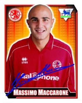 2002-03 Merlin F.A. Premier League 2003 #408 Massimo Maccarone Front