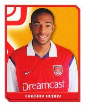 1999-00 Merlin F.A. Premier League 2000 #23 Thierry Henry Front