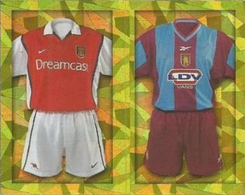 1999-00 Merlin F.A. Premier League 2000 #263 Arsenal / Aston Villa Front
