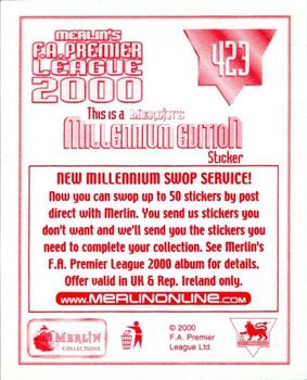 1999-00 Merlin F.A. Premier League 2000 #423 Gavin McCann Back