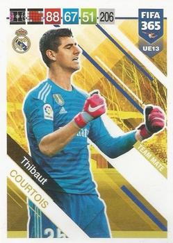 2018-19 Panini Adrenalyn XL FIFA 365 Update Edition #UE13 Thibaut Courtois Front