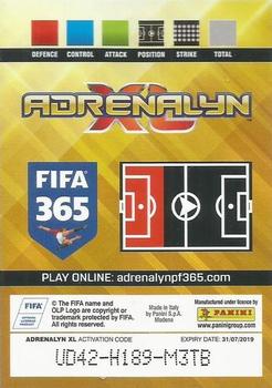 2018-19 Panini Adrenalyn XL FIFA 365 Update Edition #UE17 Thilo Kehrer Back
