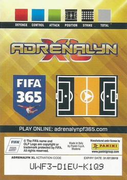 2018-19 Panini Adrenalyn XL FIFA 365 Update Edition #UE74 Toni Kroos Back