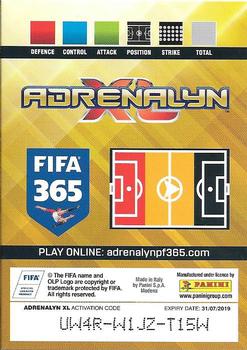 2018-19 Panini Adrenalyn XL FIFA 365 Update Edition #UE78 David Alaba Back