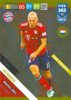 2018-19 Panini Adrenalyn XL FIFA 365 Update Edition #UE79 Arjen Robben Front