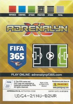 2018-19 Panini Adrenalyn XL FIFA 365 Update Edition #UE99 Lionel Messi Back