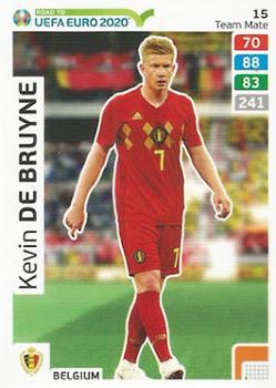 2019 Panini Adrenalyn XL Road to UEFA Euro 2020 #15 Kevin De Bruyne Front