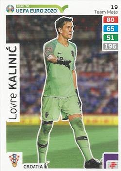 2019 Panini Adrenalyn XL Road to UEFA Euro 2020 #19 Lovre Kalinic Front
