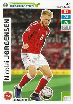 2019 Panini Adrenalyn XL Road to UEFA Euro 2020 #43 Nicolai Jørgensen Front