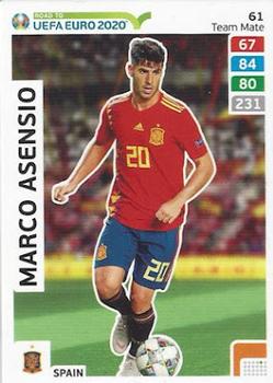 2019 Panini Adrenalyn XL Road to UEFA Euro 2020 #61 Marco Asensio Front