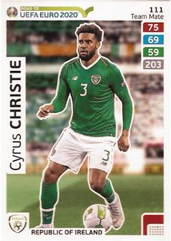 2019 Panini Adrenalyn XL Road to UEFA Euro 2020 #111 Cyrus Christie Front