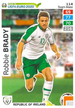 2019 Panini Adrenalyn XL Road to UEFA Euro 2020 #114 Robbie Brady Front