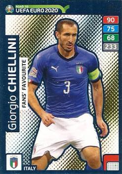 2019 Panini Adrenalyn XL Road to UEFA Euro 2020 #257 Giorgio Chiellini Front