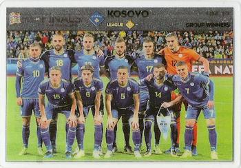 2019 Panini Adrenalyn XL Road to UEFA Euro 2020 #UNL17 Kosovo Team Photo Front