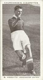 1939 Churchman's Association Footballers 2nd Series #2 Beaumont Asquith Front